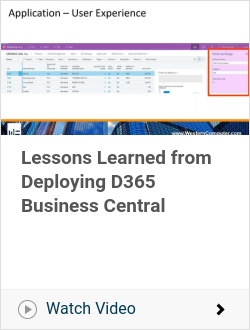 Lessons Learned from Deploying D365 Business Central
