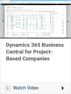 Dynamics 365 Business Central for Project-Based Companies