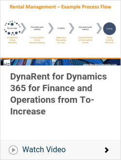 DynaRent for Dynamics 365 for Finance and Operations from To-Increase