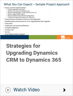 Strategies for Upgrading Dynamics CRM to Dynamics 365
