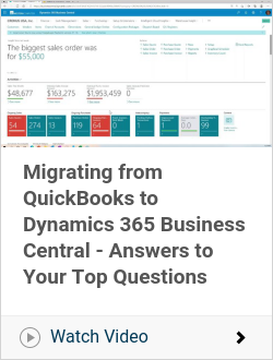 Migrating from QuickBooks to Dynamics 365 Business Central - Answers to Your Top Questions