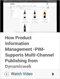 How Product Information Management -PIM- Supports Multi-Channel Publishing from Dynamicweb