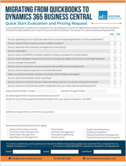 Migrating from QuickBooks: Checklist