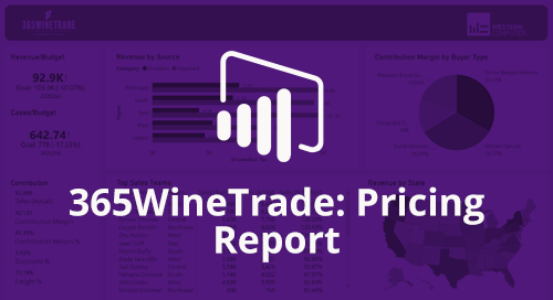 Power BI Interactive Dashboard: 365WineTrade Pricing Report