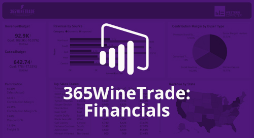 Power BI Interactive Dashboard: 365WineTrade Financials