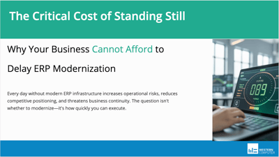 The Critical Cost of Standing Still: Your End-of-Year ERP Risk Briefing for 2026​