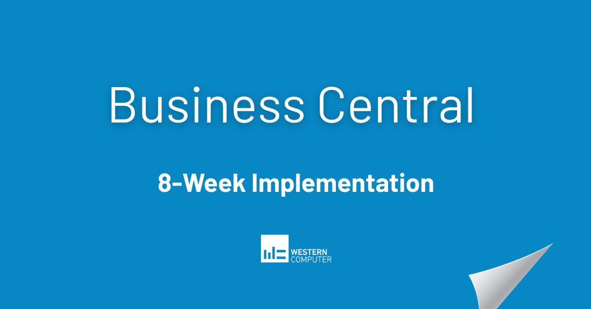 Dynamics 365 Business Central: 8-Week Implementation