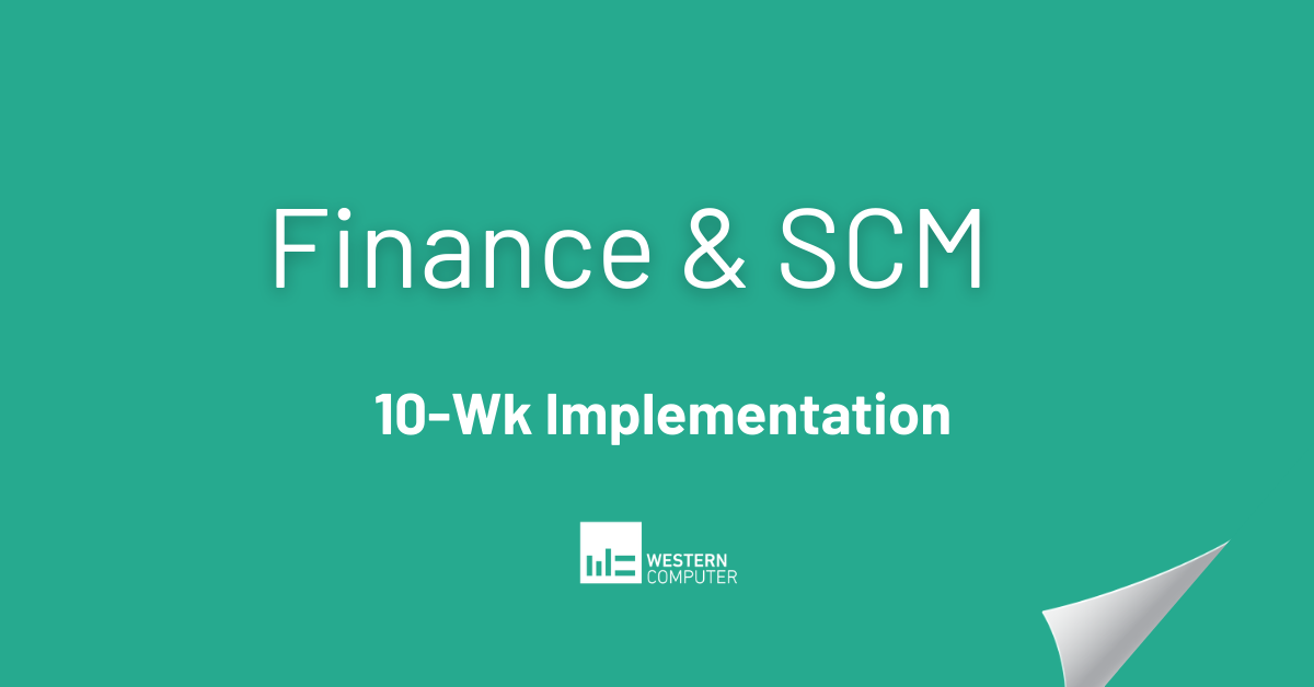 Dynamics 365 Finance & SCM: 10-Wk Implementation