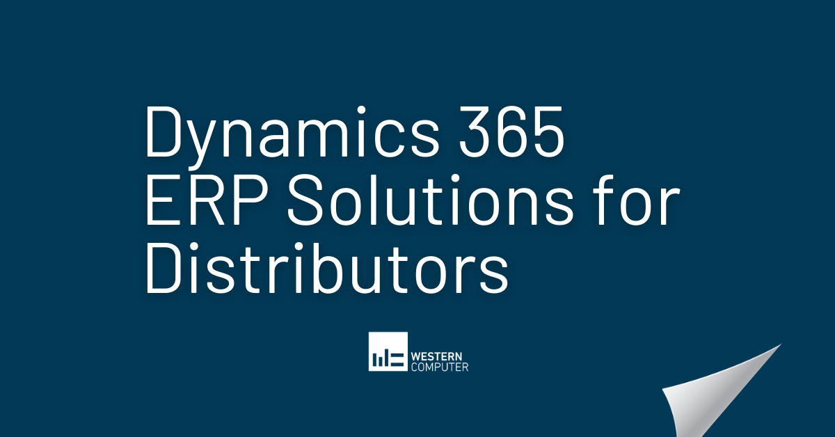 Microsoft Dynamics 365 ERP Solutions for the Distribution Industry