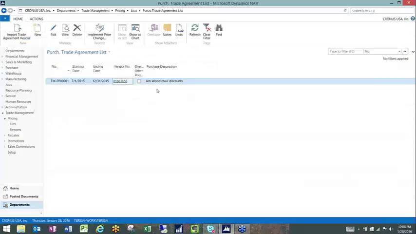 Exploring Microsoft Dynamics NAV Trade Management