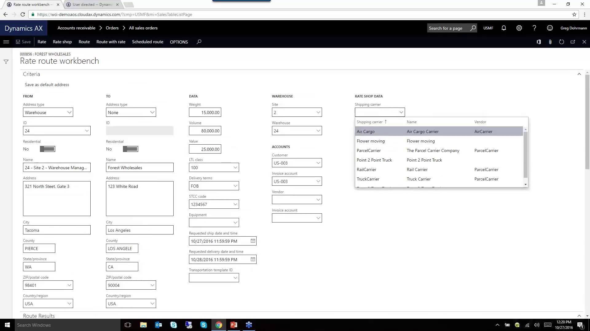 Automate Warehouse WMS and TMS with Dynamics AX