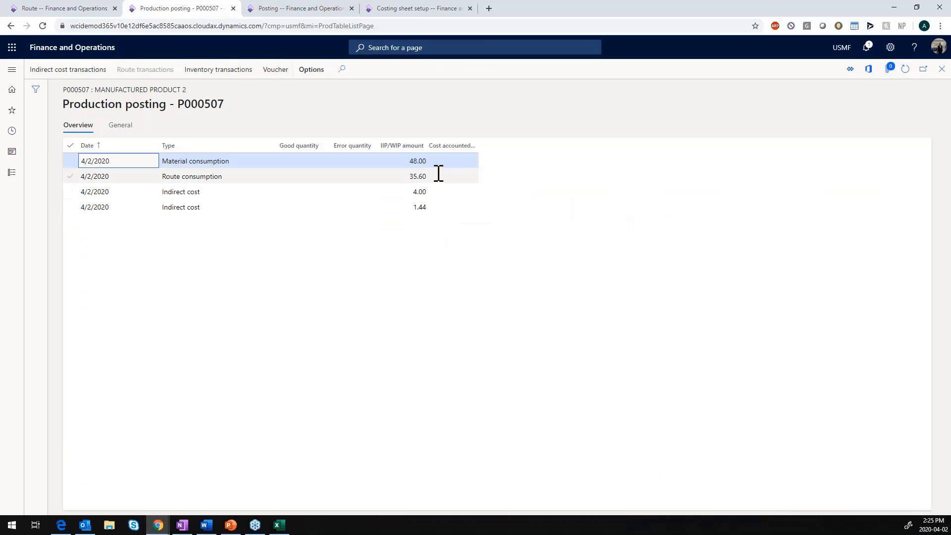 Understand Item Costing and Postings in D365 Finance