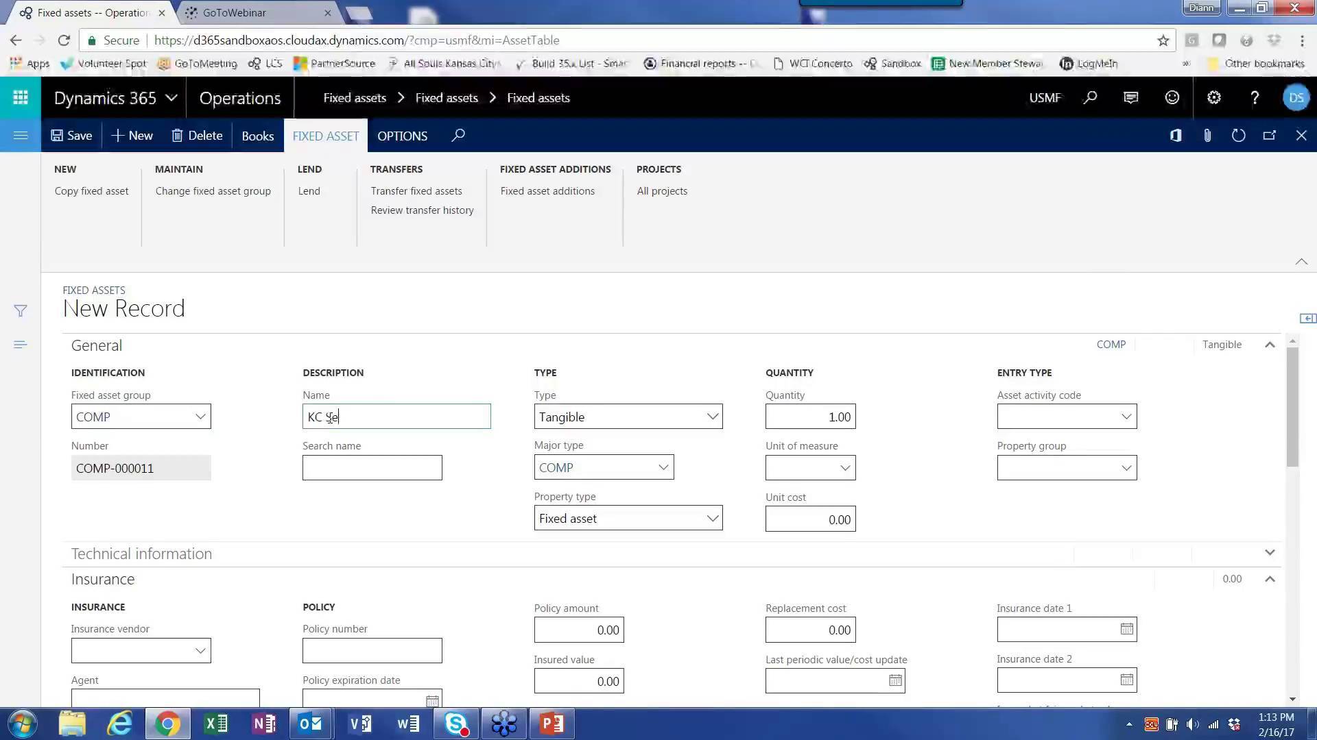 Fixed Asset Management in D365 Enterprise for Operations