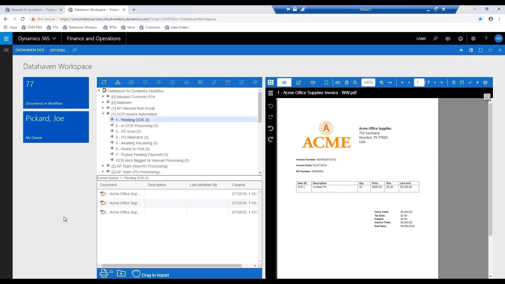 Document Automation: D365 Finance and Operations