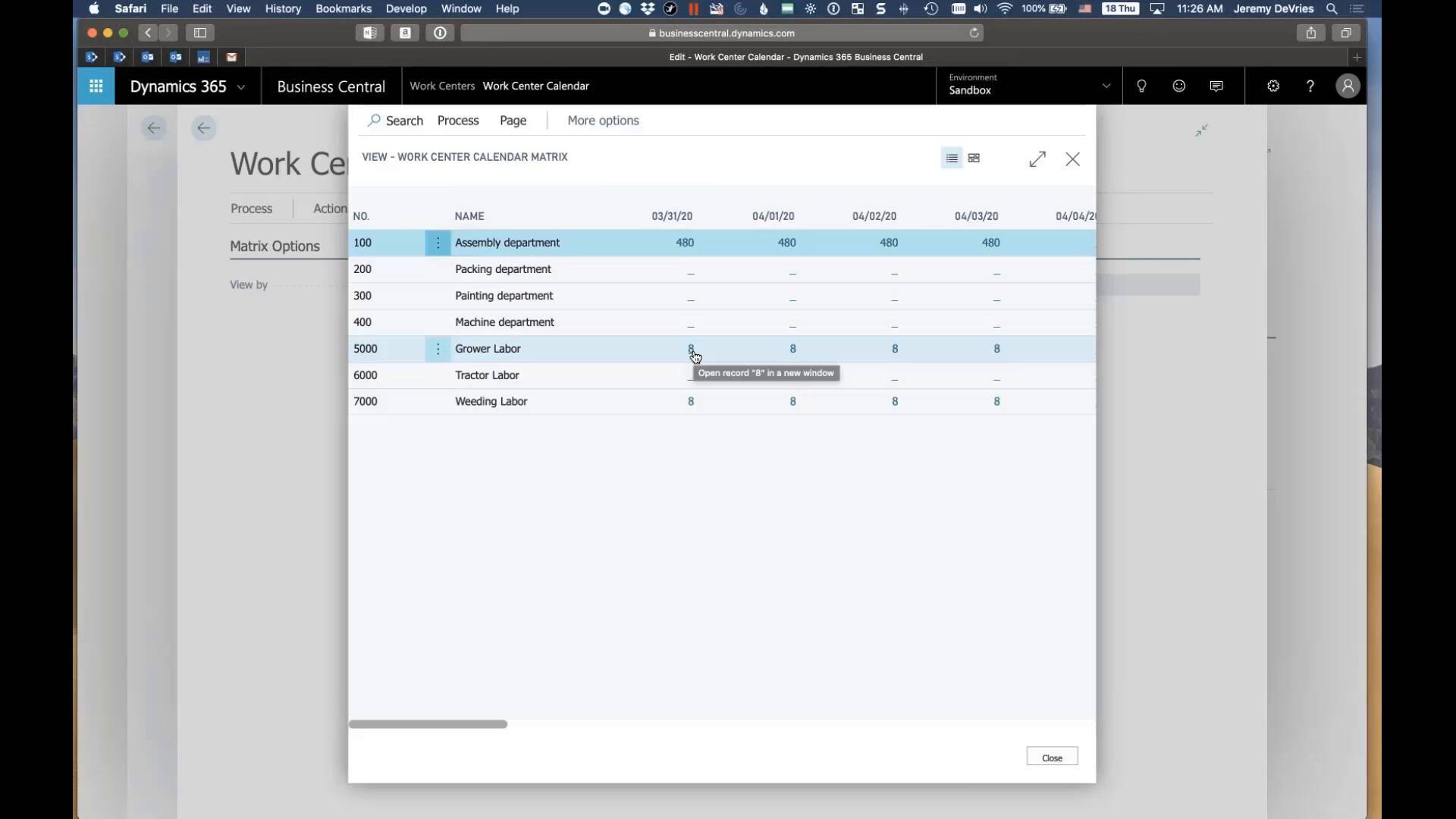 Capacity Management and Planning in Business Central