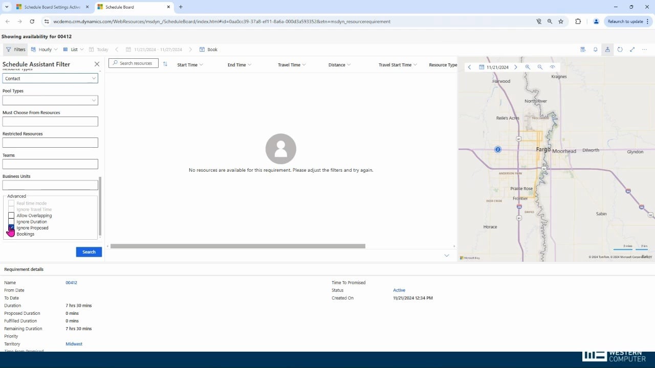 Optimize Scheduling in Dynamics Field Service Schedule Board