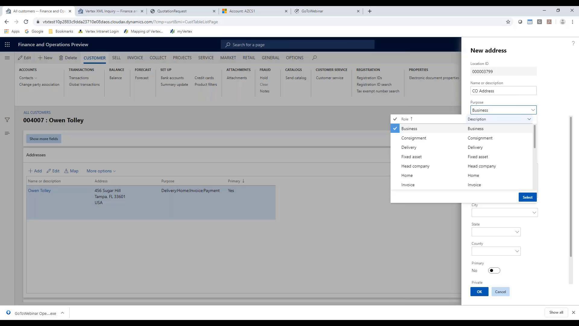 Dynamics 365 Sales Tax Solutions from Vertex