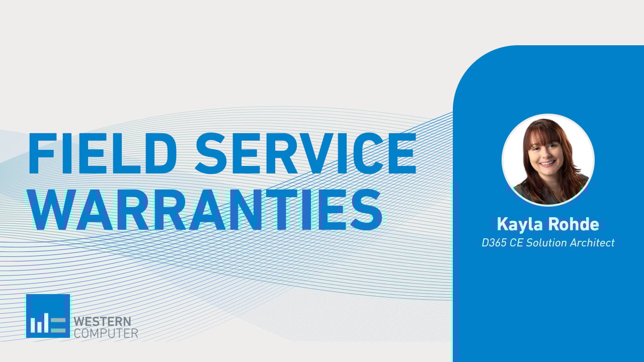 Can I use Field Service to track warranties on customer’s products