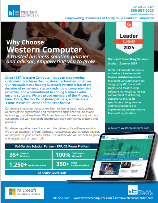 Western Computer Brochure