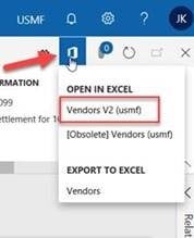 Screenshot of Dynamics 365 Editing in Excel 