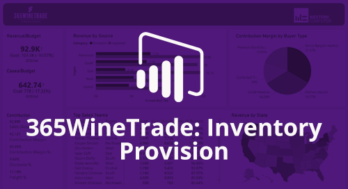 Power BI Interactive Dashboard: 365WineTrade Inventory Provision