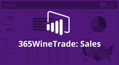 Power BI Interactive Dashboard: 365WineTrade Sales