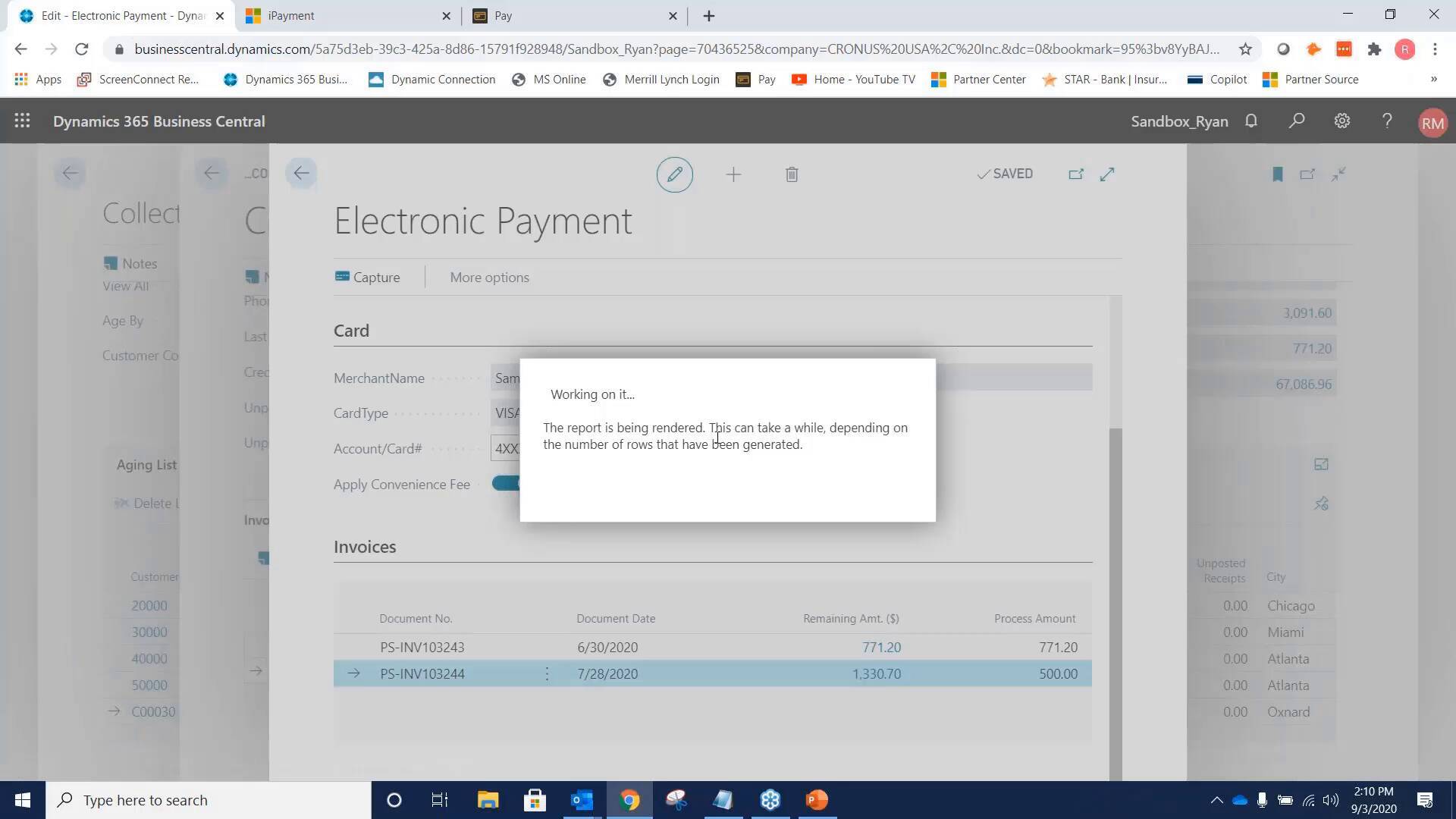 Collection Management and Payments in Business Central