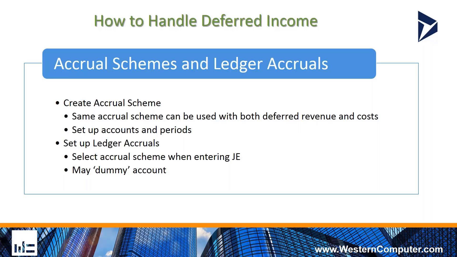 Managing Deferred Income with D365 Finance and Operations