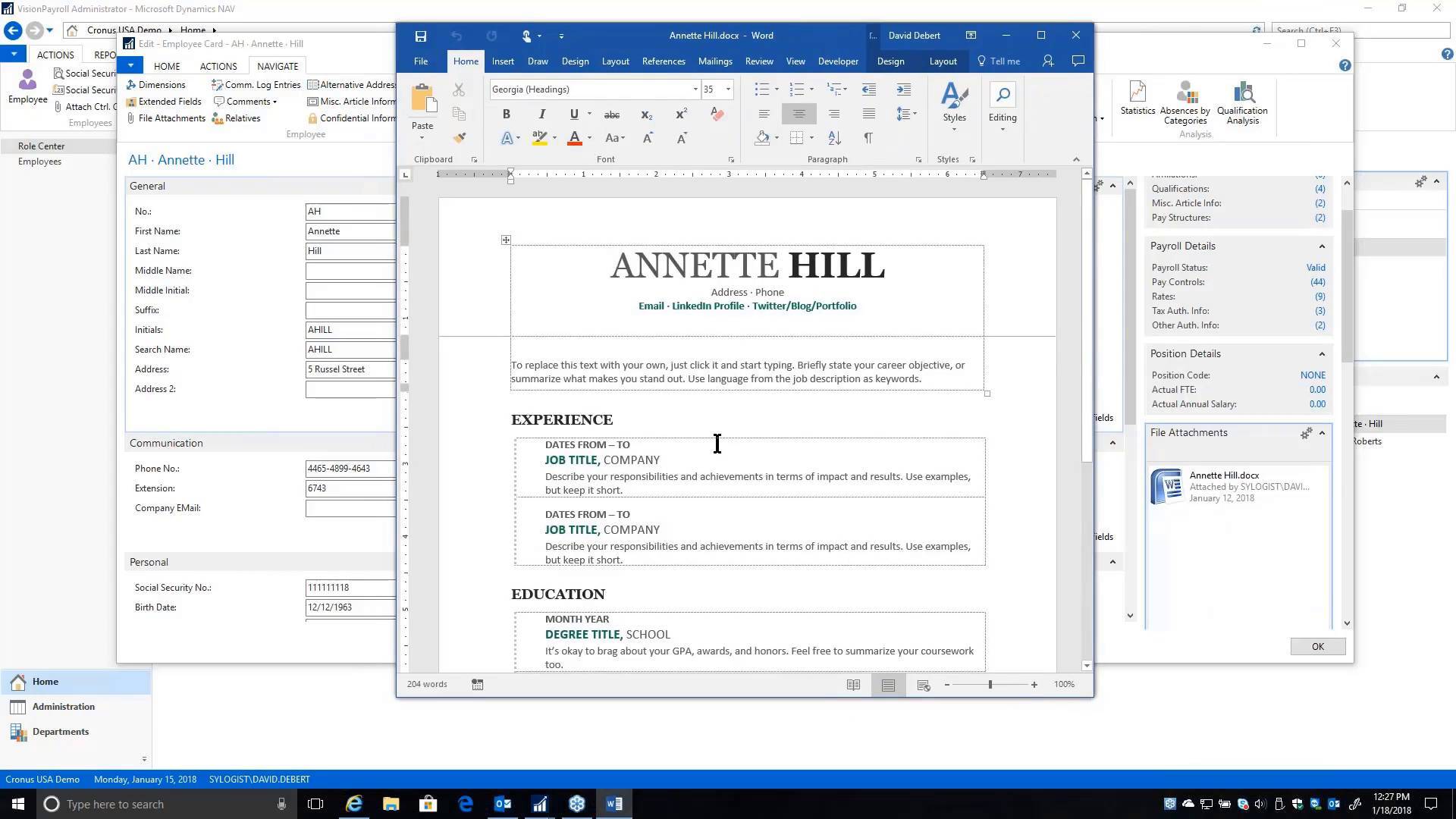 Gain Complete Payroll Control with Dynamics NAV