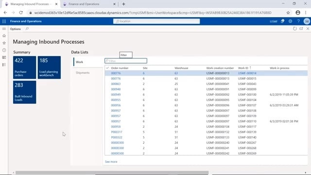 Managing Inbound Processes in D365 Supply Chain Management