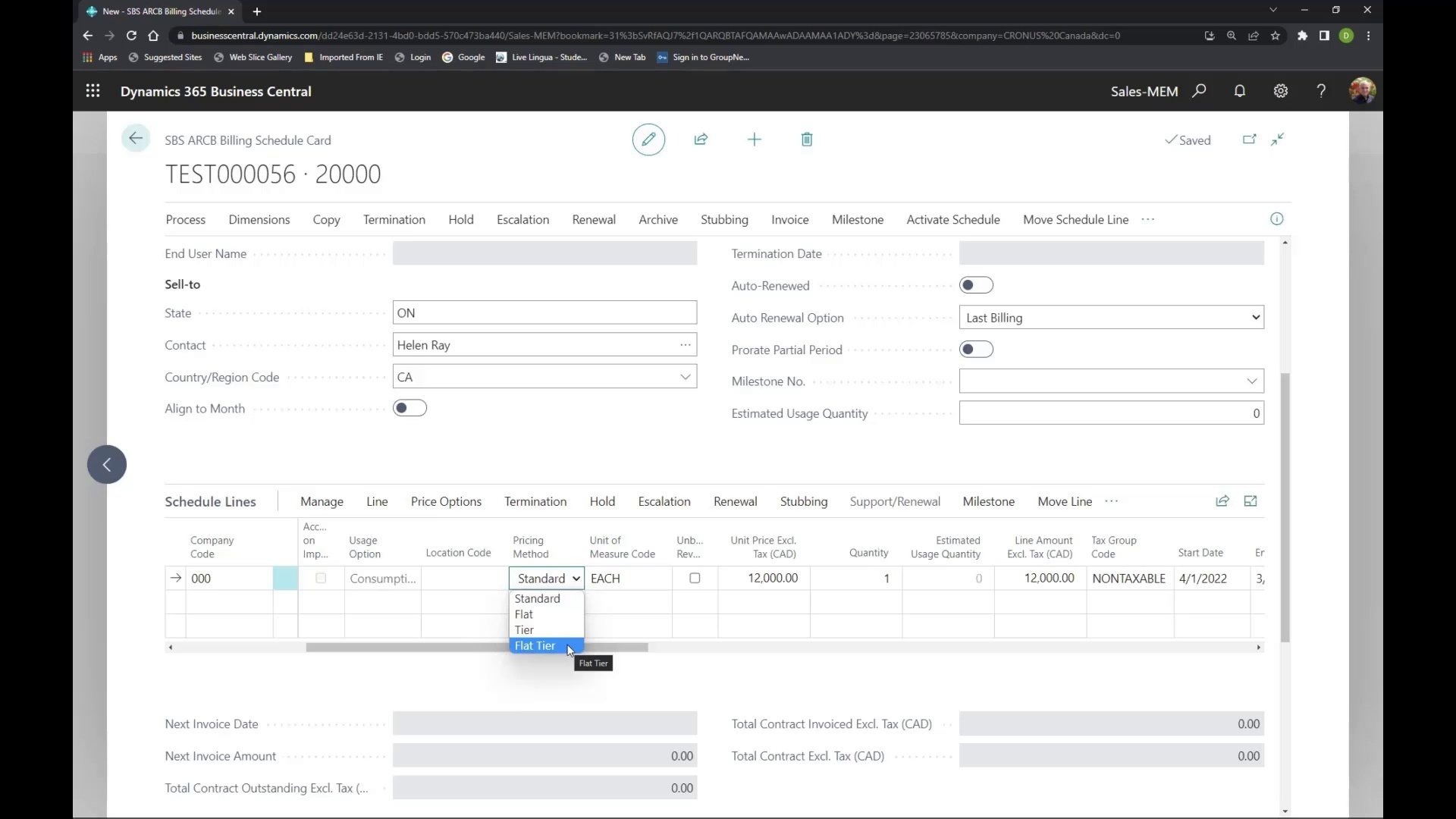 Subscription Billing Management for D365 Business Central