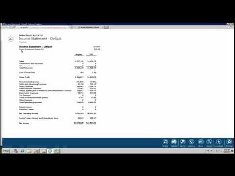 Dynamics AX 2012 Management Reporter Formatting Headers and Footers