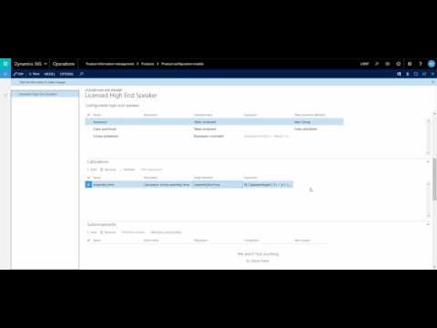 Product Configurator for Dynamics 365 for Operations: Part 6 Working with BOM Lines