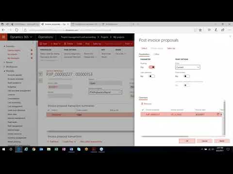 Recognizing Revenue in Time & Materials Projects in Dynamics 365 for Finance & Operations
