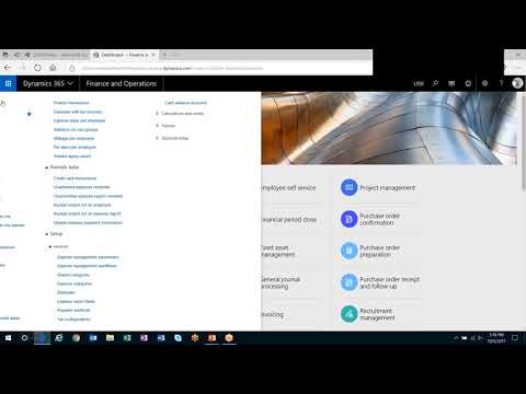 Dynamics 365: Project Integration in the Expense Management Module