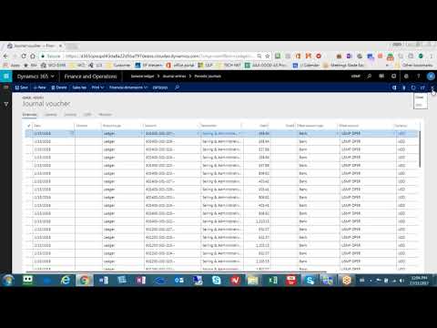 Using the Periodic Journal for Journal Entries in Dynamics 365 for Finance and Operations