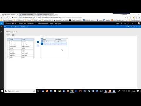 How do I create User Groups and add Users in D365 for Finance and Operations Security