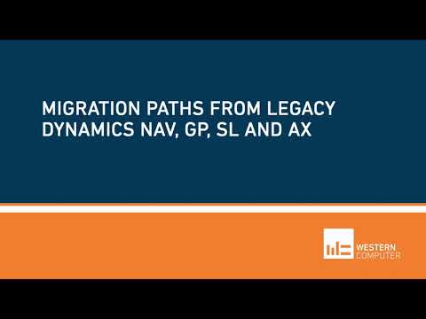 What are the Migration Paths for Legacy Dynamics ERP or QuickBooks | Western Computer