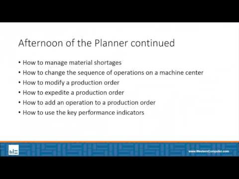 An afternoon on the Manufacturing Floor with Dynamics NAV & PlannerOne