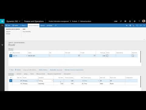 How to add a Route to an existing item in Dynamics 365 for Finance and Operations