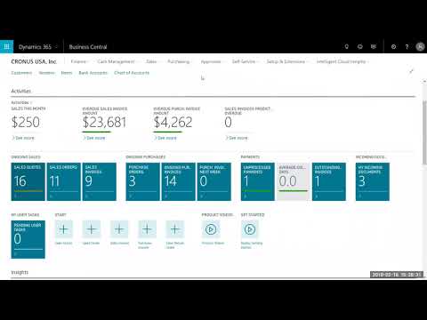 Quote to Cash Process In Dynamics 365 Business Central