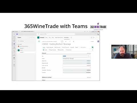 Microsoft Teams in 365WineTrade