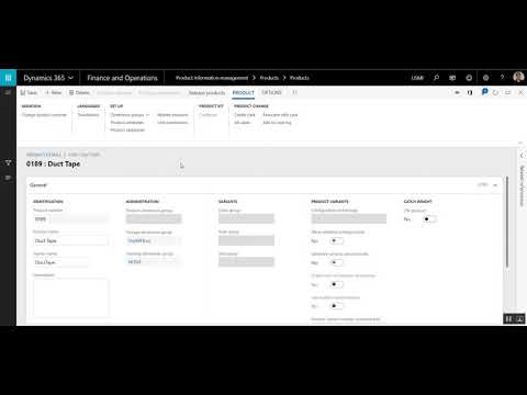 How Do I Set Up Items and Products in D365 for Finance and Operations