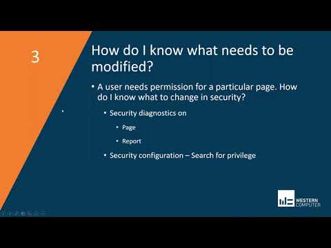5 Things to Know About Implementing Security | Dynamics 365 Finance & SCM | Western Computer
