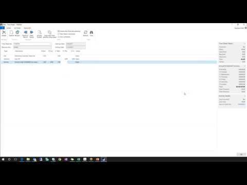 How to Use Timesheets in Microsoft Dynamics NAV 2016