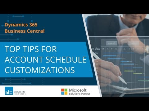 How to Customize Out-of-the-Box Reports in Dynamics 365 Business Central: Account Schedules
