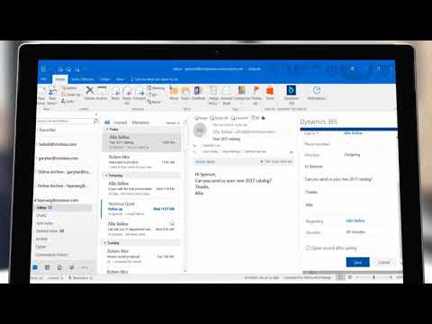 Tap the Power of Microsoft Dynamics 365 Directly from Microsoft Outlook