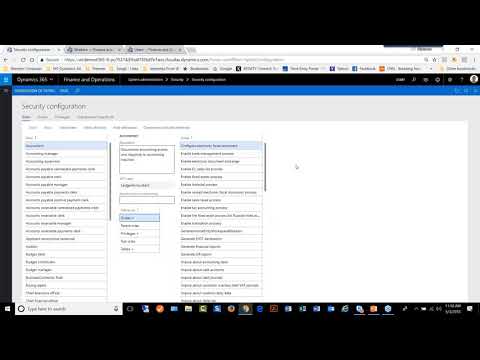 Roles Duties and Privileges in D365 for Finance and Operations Security