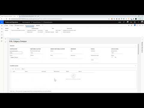 Setting Up Your Locations Using the Asset Management Module in Microsoft Dynamics 365 SCM