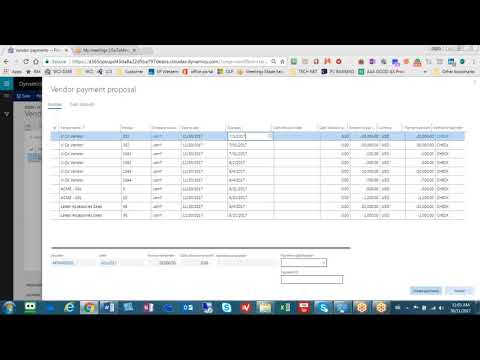 How to do an AP Check Run in D365 for Finance and Operations